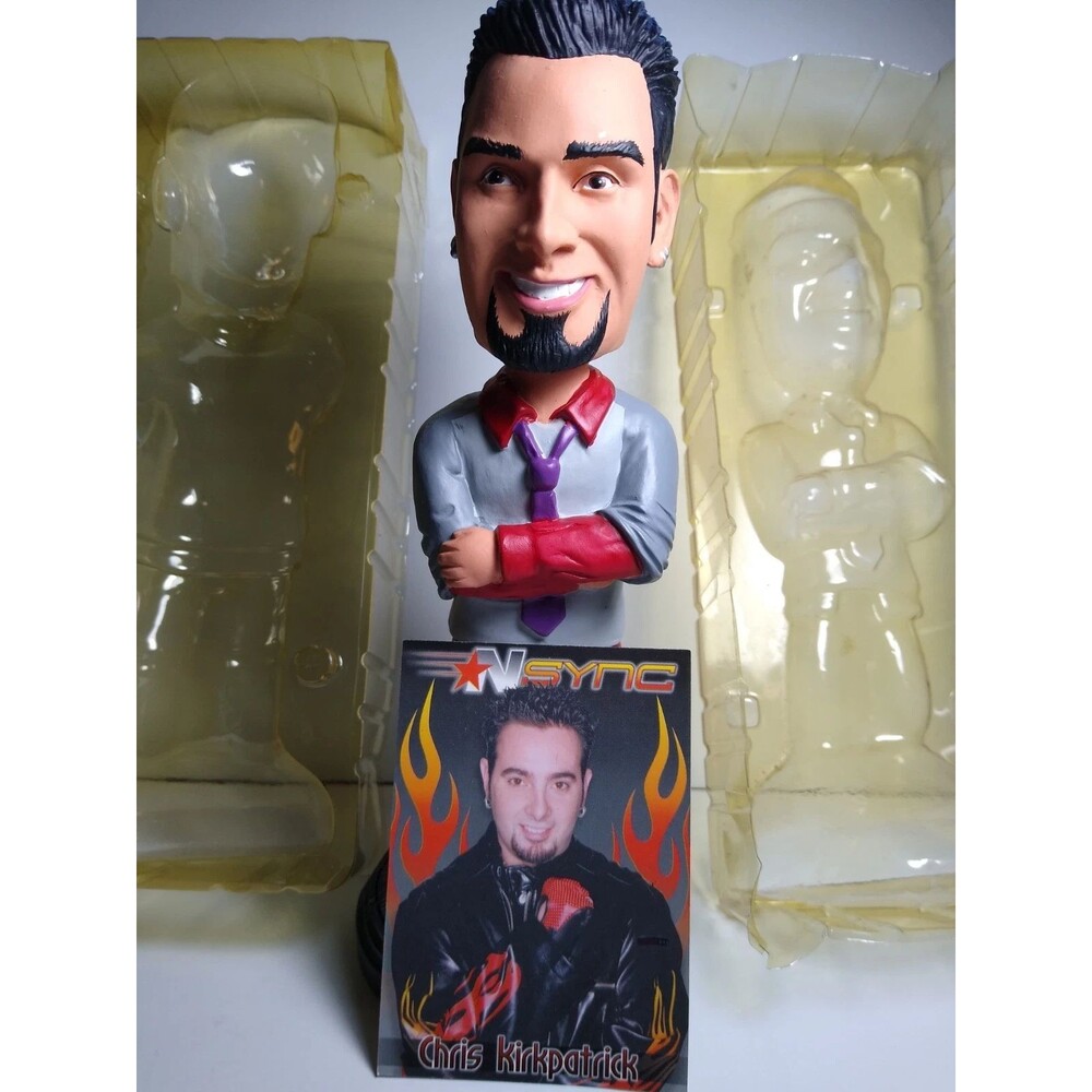 Chris Kirkpatrick NSYNC Nodder Bobble Head 2001 Best Buy Pop Rock Collectible